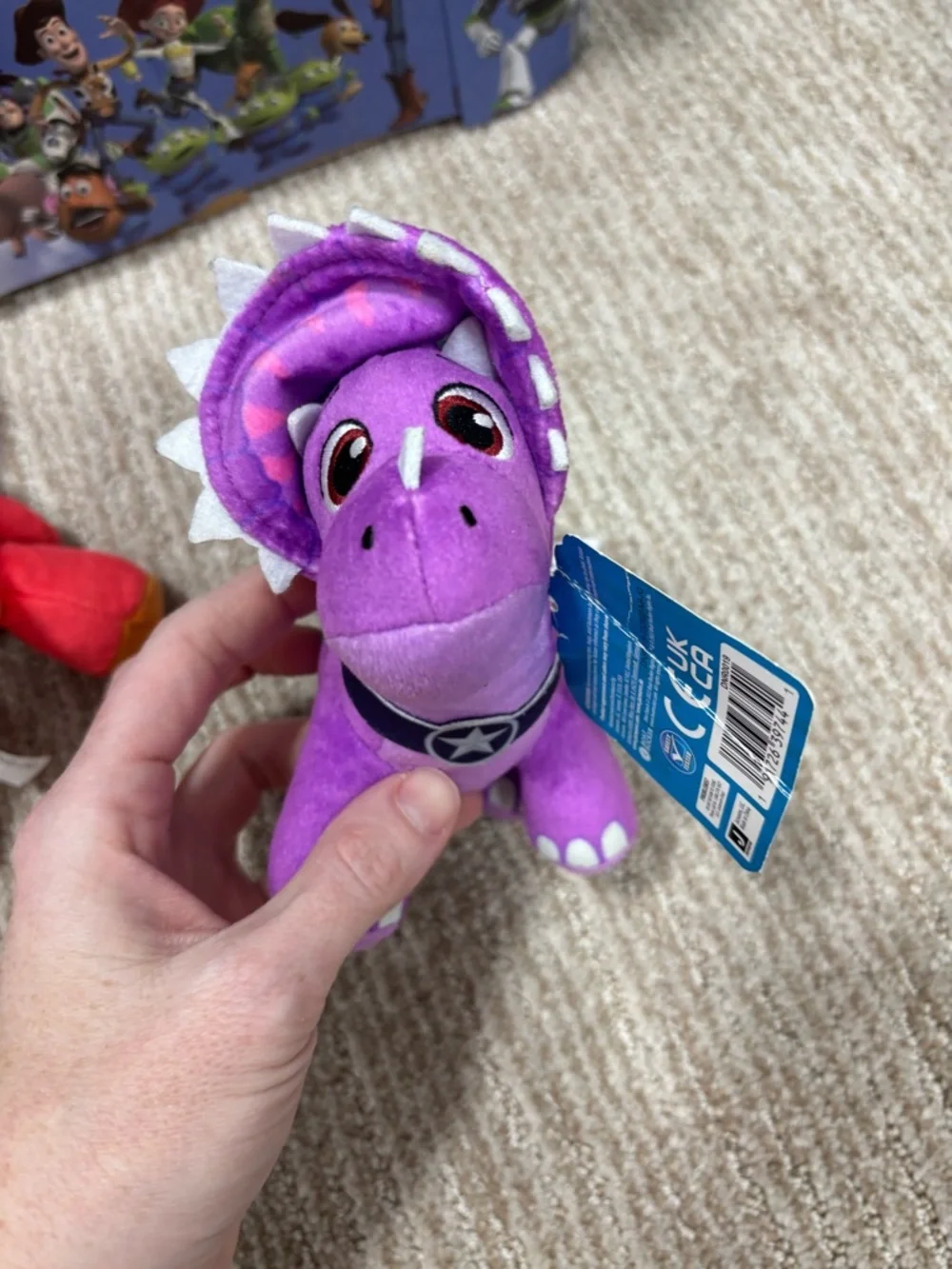 Dino Ranch Tango the Triceratops Dinosaur Plush 2022 6